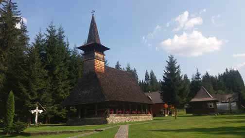A wooden church